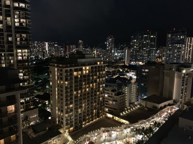 ラナイからの夜景。なまら綺麗！