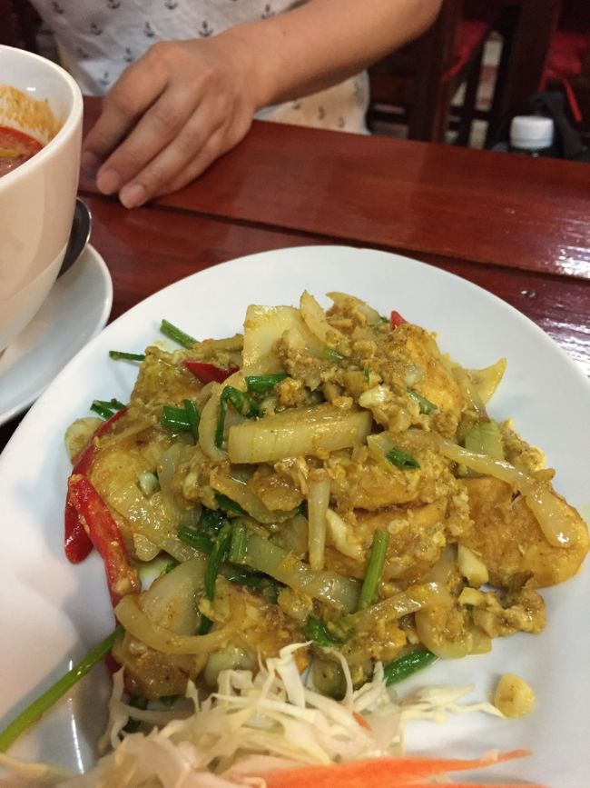 野菜のカレー炒め<br />意外とタイ料理って、野菜が摂れないので意識して野菜メニューを