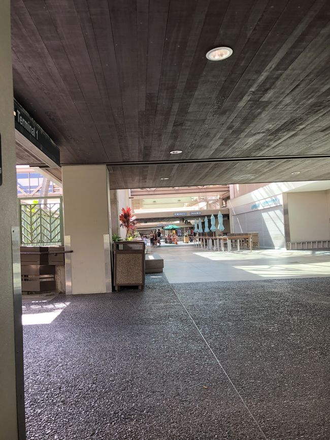 空港まではロバーツで。<br />混雑もなく40分ほどで<br />ホノルル空港に到着。<br />朝買ってきたSUBWAYサンドイッチで<br />朝食