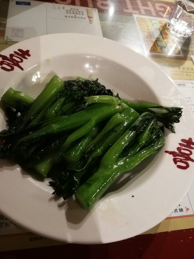 夜は香港の友達とご飯