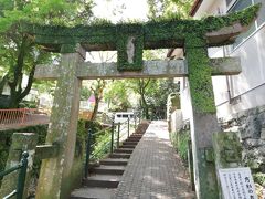 続いて、「若宮稲荷神社」に向かいます。
写真は、「若宮稲荷神社 方形鳥居」になります。
