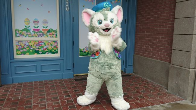 この場所は日にちと時間でキャラクターが替わります。<br />この日はジェラトーニとステラルーが交代できました♪