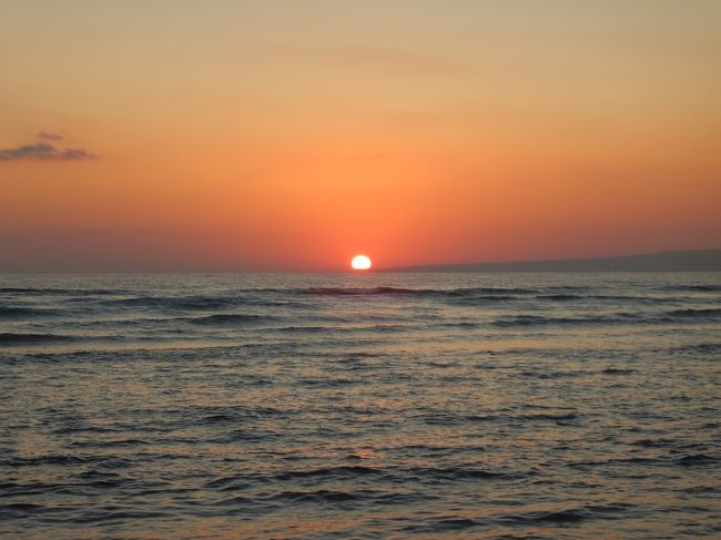 空が焼けて行きます。