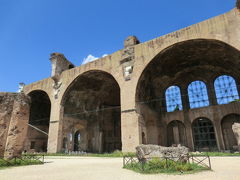 フォロ・ロマーノ
Foro Romano

マクセンティウス(もしくはコンスタチーノ)のバシリカ
Basilica di Massenzio

マクセンティウスが308年に起工し、コンスタンティヌス1世が312年に完成させた。このため、マクセンティウスのバシリカ、あるいはコンスタンティヌスのバシリカとも呼ばれる。それまでの伝統的なバシリカとは全く異なるスタイルの建築物で、皇帝浴場の形態から着想したものと考えられる。現在は北側の側廊のみが残る。(Wikiより)

