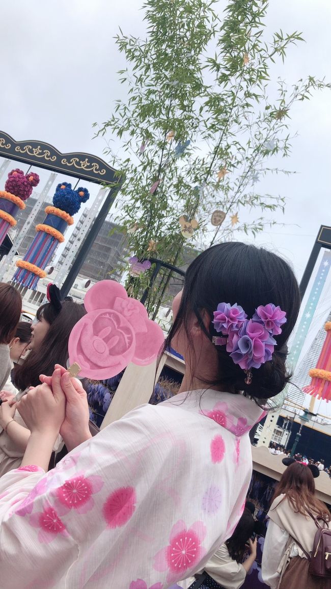 七夕のディズニーで初の試み！！浴衣でおでかけのディズニー