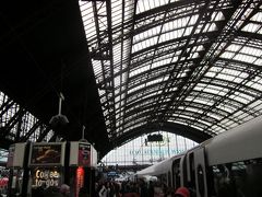 ケルン中央駅に着きました。快適な鉄道の旅でした。