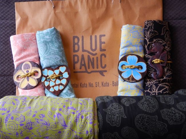 布とビーチタオル♪<br />私のお財布はスッカラカンです。<br />好きなものを選ぶのも楽しかった♪<br />レートが良かったのもあって、予定より多めに購入できました。