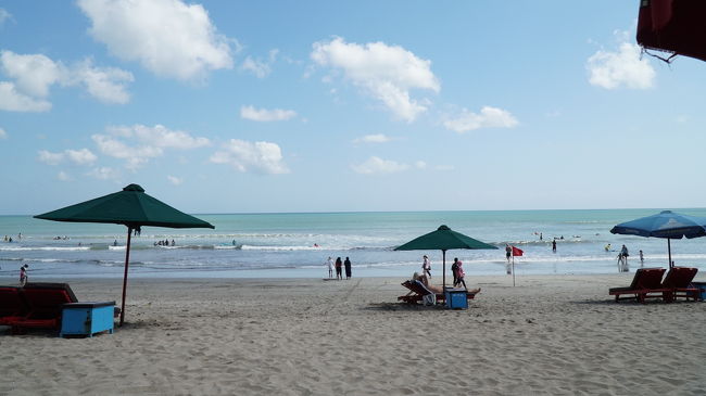 その後昼過ぎにはビーチにいました。