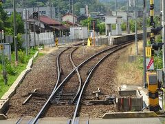 最初の駅、津ノ井駅。