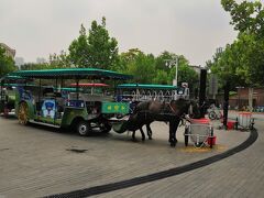 天神到着！五大道へ。名物馬車にて観光します。
80元となかなかのお値段。