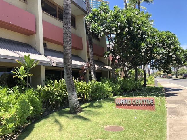 途中、スマホで地図を確認。ここから更に１キロ以上はあるようです。<br />アラモアナショッピングセンターから、当初、相棒と徒歩で行く予定でしたが、無理な距離ですね！　相棒は絶対歩かないです。<br />