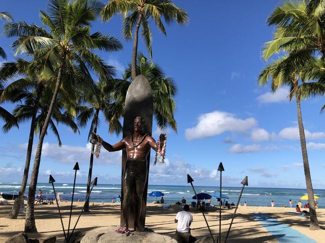 朝食後、私は再び一人でワイキキを散策です。<br />