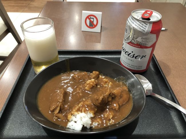 お目当てのＪＡＬカレーです。お肉は、こちらの方がボリュームがあります。<br />
