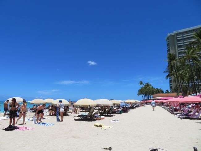 ロイヤルハワイアンからの眺めです。<br />