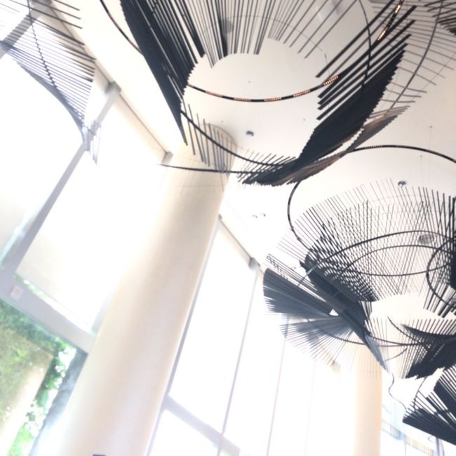 さすがハイアット。スタイリッシュで天井も高く居心地が良かったです。