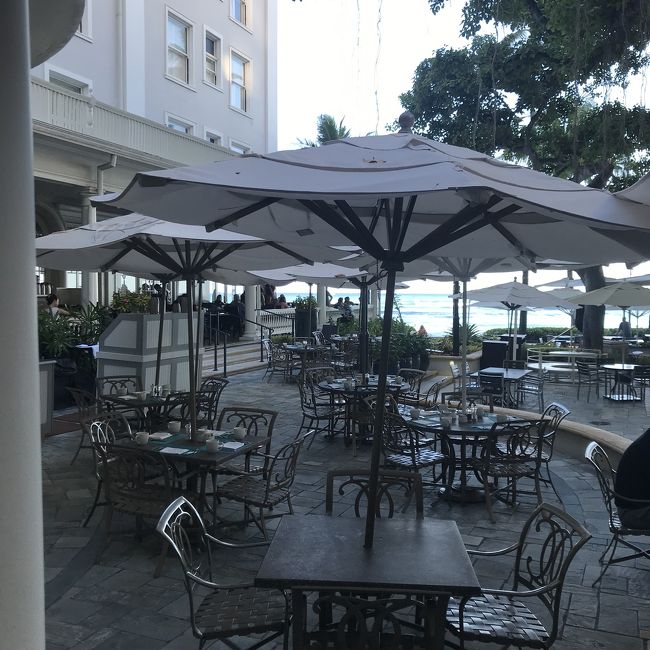 3日目の朝食はモアナで。