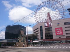 鹿児島空港でレンタカーと友人、さらに鹿児島中央駅でも友人をピックアップして、一気に南下！