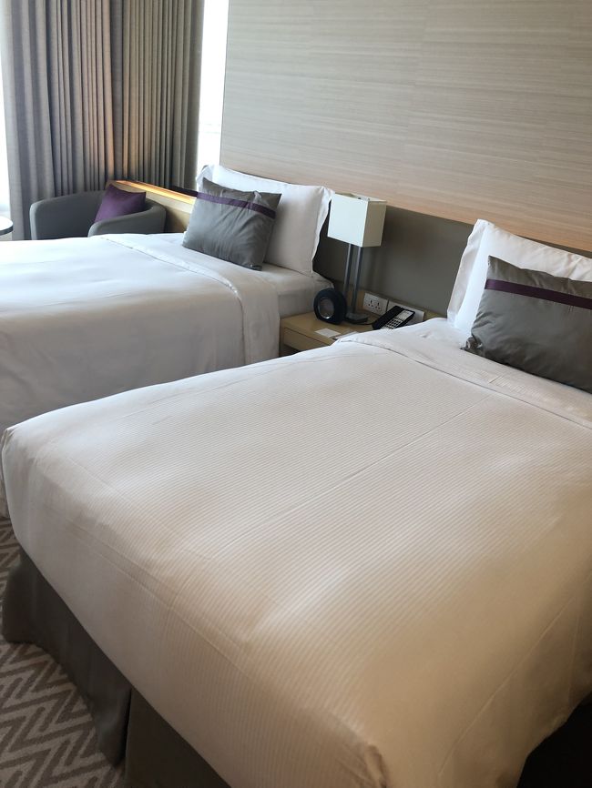 部屋はこんな感じ<br />綺麗だとテンションあがりますね。<br />全室リバービューで夜は川と共に見える夜景が綺麗でした。