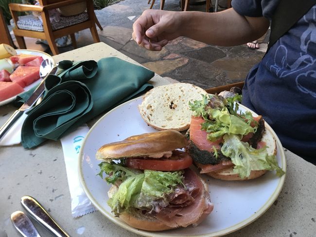 パパ作：サーモンベーグルサンド