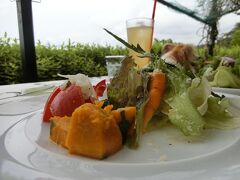 東京から3時間ほどかけて、まずは第1の目的地である
三島の
オープンガーデンカフェレストラン ビブラ ビブレさんへ。
