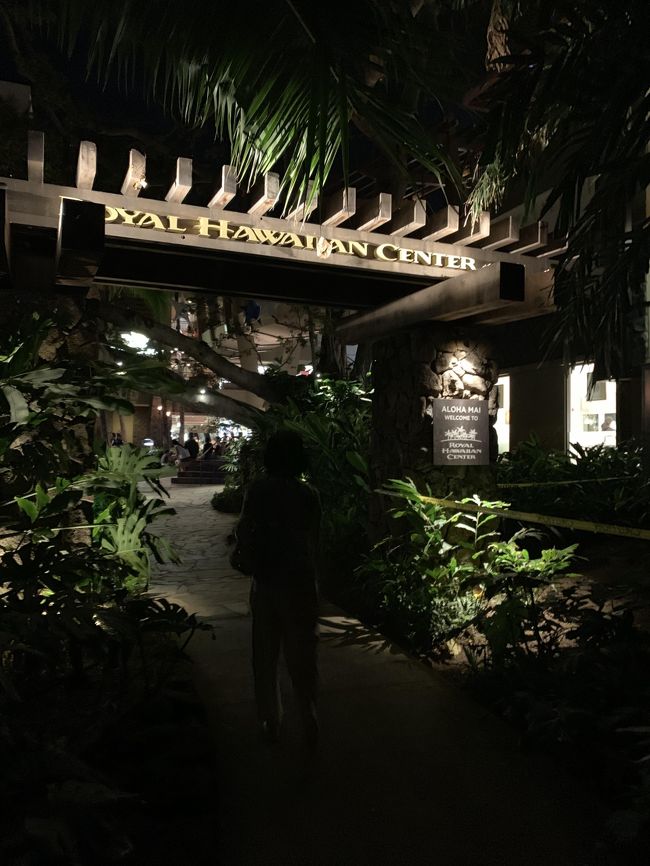 ショー終了後はロイヤルハワイアンセンターを見て回り、ABCストアーによって帰ってきました。