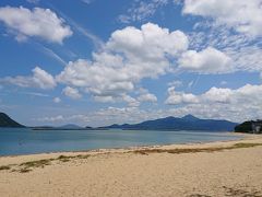 海水浴客がいないかと西の浜海水浴場へ
誰もいない&#128517;こんなに暑いのに