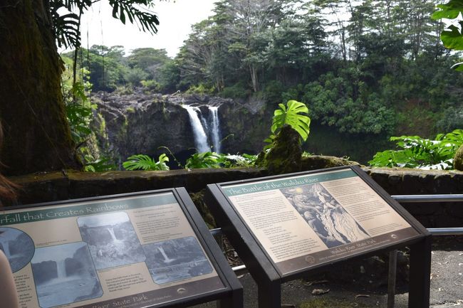 次はレインボーフォールズ。<br />虹が見えるからレインボーフォールズという名前なんだけど、見えるのは朝の早い時間だけだそうです。