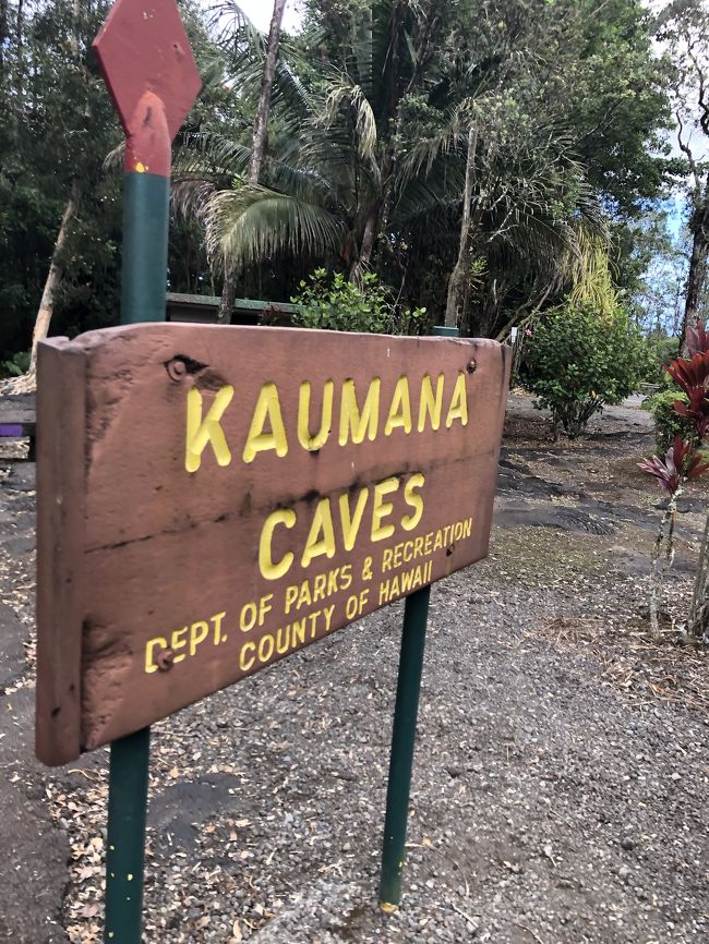 で、向かったのはまずここ。<br />カウマナケーブス。<br /><br />ほんとはラバーチューブという所に行く予定だったらしいのですが、ちょっと前にそこが立ち入り禁止になってしまったので、その代わりだそうです。