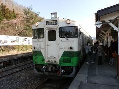 　会津柳津駅に到着しました。ここで降車します。