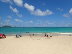 カイルアビーチ！
シャワーやトイレも完備されていてとっても落ち着けるビーチでした。