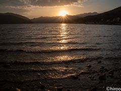 中禅寺湖の夕景