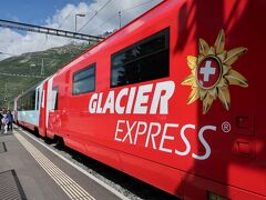 Glacier EXPRESS（グレッシャー・エクスプレス）

いよいよグレッシャー・エクスプレスに乗車します！今回は、Andermatt（アンデルマット）→Chur（クール）までの約2時間半の鉄道旅です。