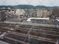 ホテル日航奈良８Fからの眺め。

目の前は奈良駅です。