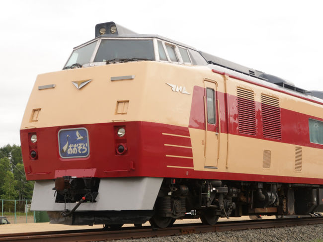 北海道仕様の特急車両「キハ183系」も展示されています。