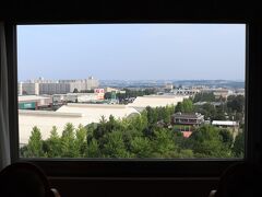 眺望はモリタウン、昭島駅方面。