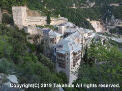 アギウ・パヴル修道院(Ιερά Μονή Αγίου Παύλου)

夕食後、北側に回ってみました。