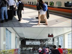 そして…
高鐵台南駅に ほぼ定刻到着、、
(15:15)
揺れも少なく、時間通り、、約1時間30分の快適な旅でした♪

ホームから進み、、更にエスカレーターを降りると、、