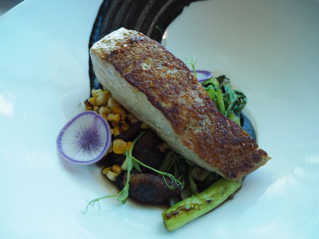 メインには白身魚を選択。少し和のテイストも入っているような感じがして、重た過ぎす、最後まで楽しめました！