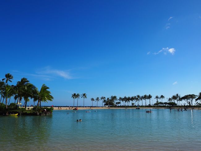 ホテルに戻ったあとは、ラグーンとプールで子供の水遊び。