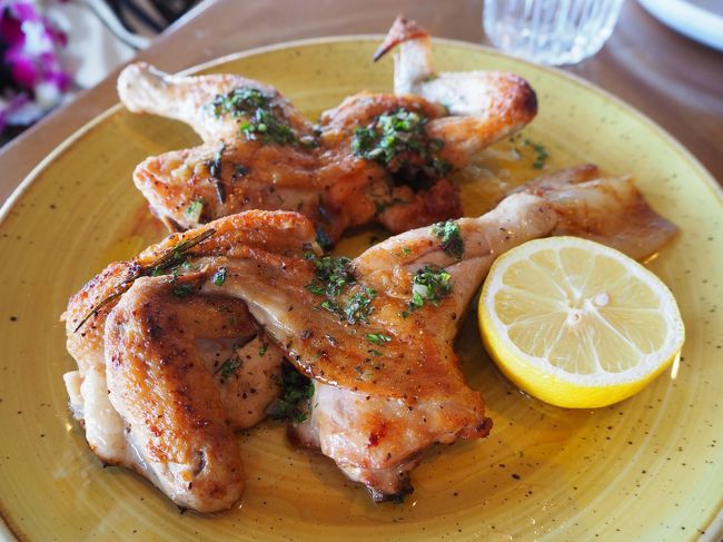 グリルチキンは美味！