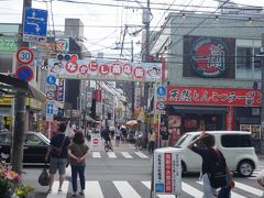 　商店街はこの先、藤崎駅付近まで続きます。
　でも暑いし、タクシーで移動しますかね（贅沢）。
