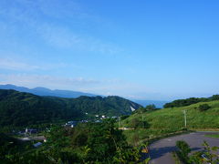 夜中のうちに積丹まで来て、
朝を迎えました(^^)

予報通り、朝からとっても天気がいい！
でも積丹の大きい虫がバンバン車に当たってきて怖い^^;