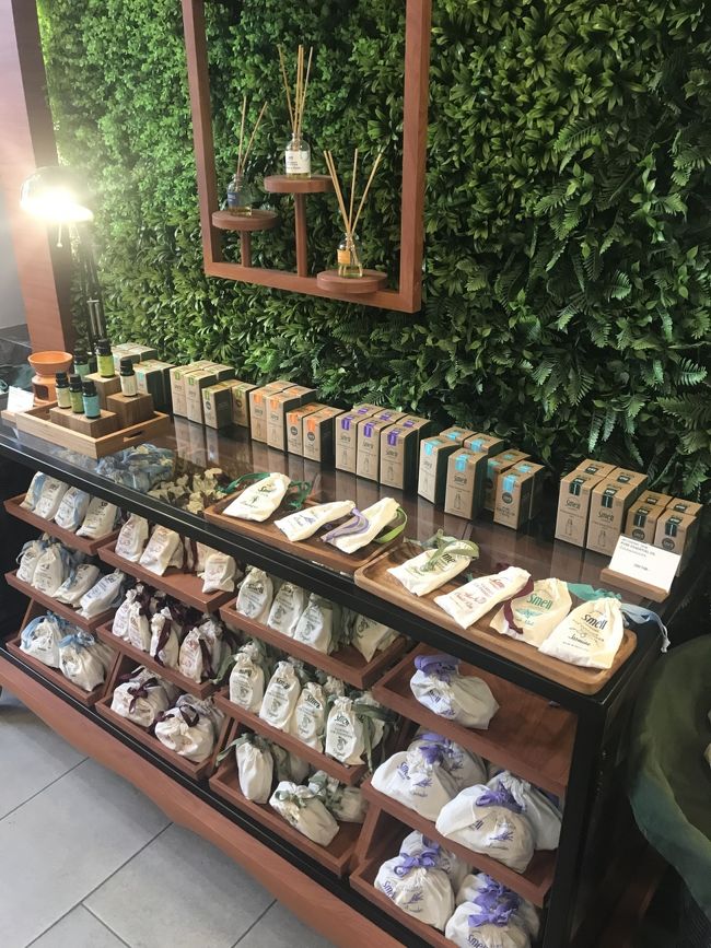 この小さいサシェみたいなアロマグッズと<br />スティックを差して使うアロマディフューザーも気になりしばらく悩み…<br /><br />今日はアロマスプレーだけ！<br />１つ、ミッションクリアしました。