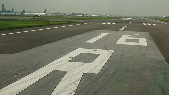 ようやく離陸の順番が来ました。