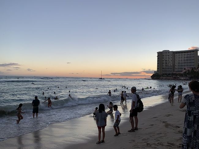 黄昏どきですね