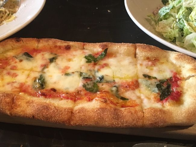 マルガリータピザに<br />