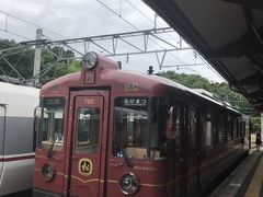天橋立駅に到着したら、赤松が！