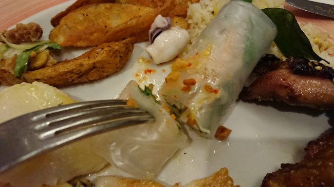 しかし、唯一残念だったのが生春巻き。<br />かなり楽しみにしていたのですが、<br />野菜が生々しすぎて厳しかった･･･。<br />香草がそれに輪をかけています。<br />残さずに食べるのに四苦ハ苦で<br />私には全く合いませんでした。