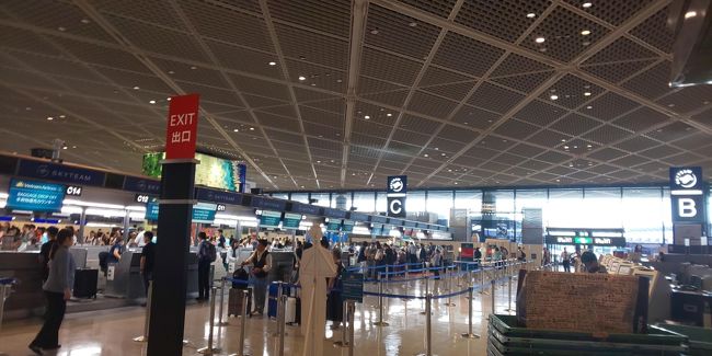 成田空港の様子。