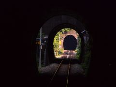 多気からは新宮行きの普通列車に乗り換え。
この区間は２～４時間に1本と恐ろしく列車本数が少なくなる。

紀伊長島を過ぎるといきなり深い山中に入りトンネルの連続。ネットは使えなくなる。
この区間は1駅間に11のトンネルがあった。